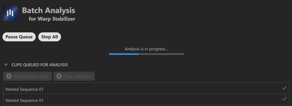 Batch Video Stabilization Plugin for Premiere Pro - Vakago Tools