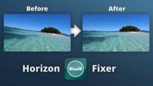 Before After Horizon Fixer Premiere Pro