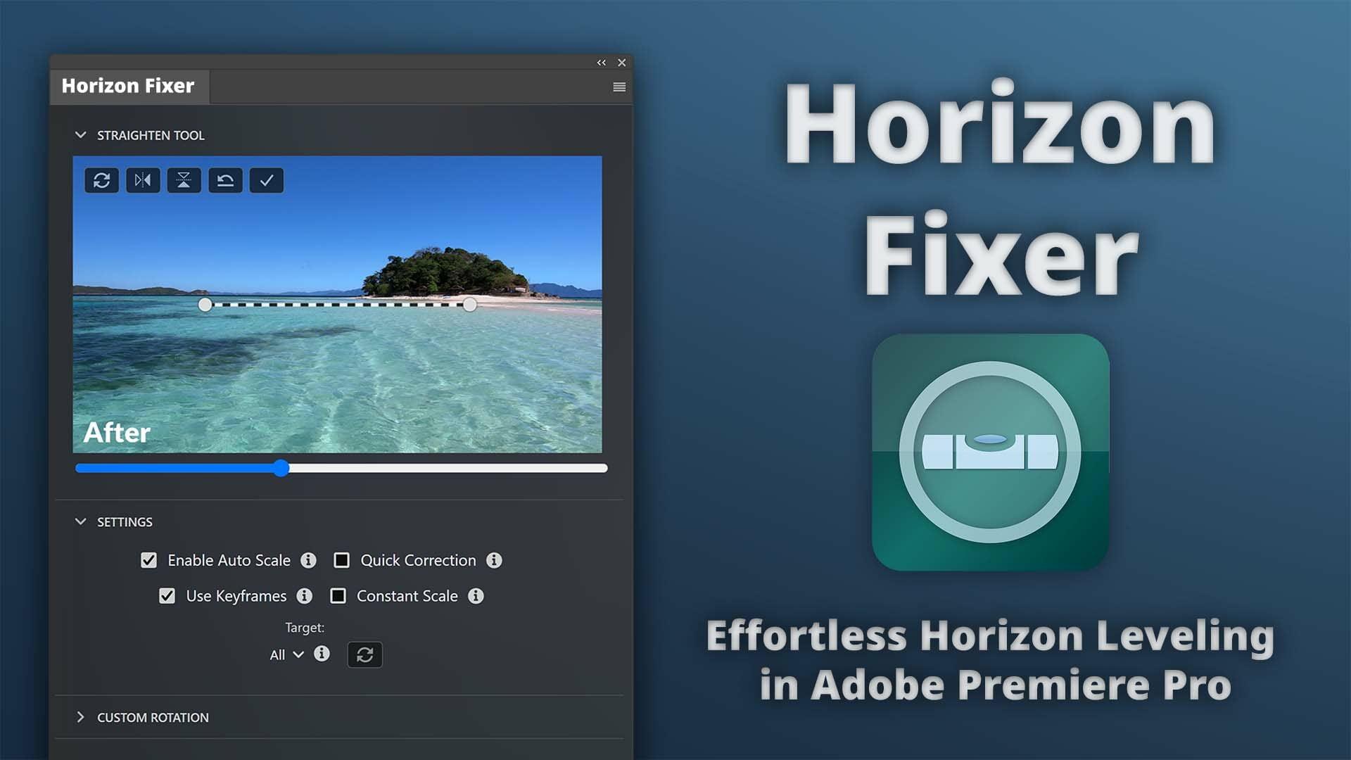 Premiere Pro Horizon Fixer