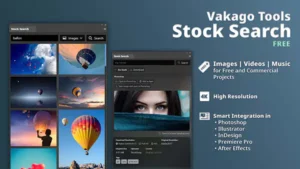 Vakago Stock Search for Adobe