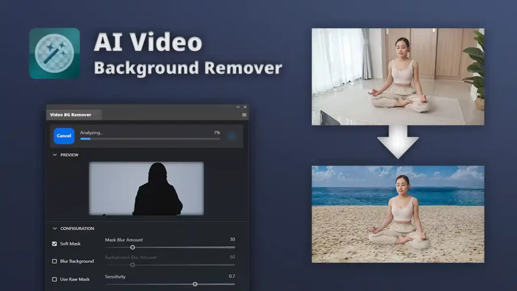 AI Background Removal in Premiere pro